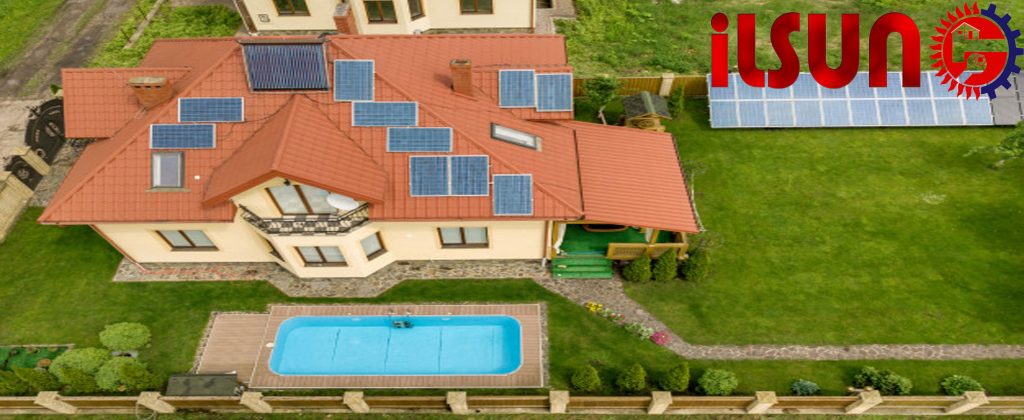 نصب آبگرمکن خورشیدی بر روی پشت بام . خرید آبگرمکن خورشیدی